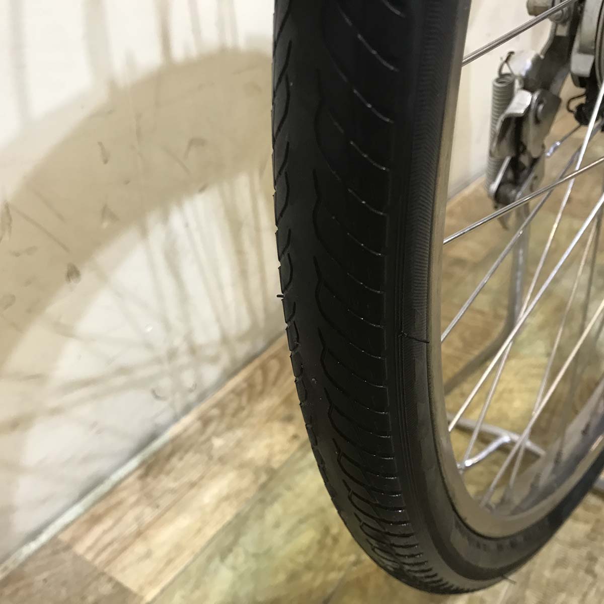 中古電動自転車 ヤマハ PAS ナチュラ XL シルバー 26インチ KD075