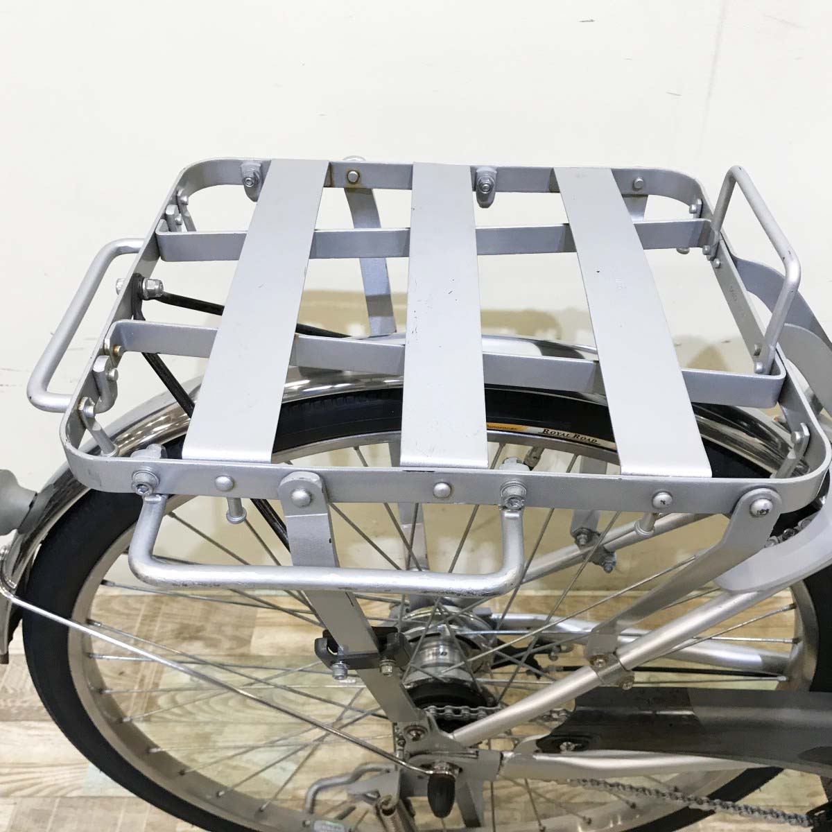 中古電動自転車 ヤマハ PAS ギア シルバー 26インチ KI022