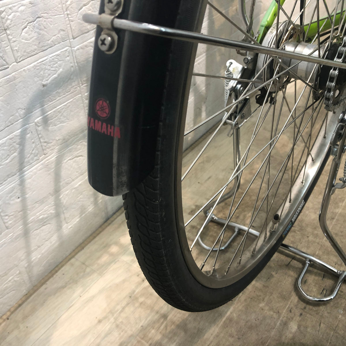 中古電動自転車 ヤマハ PAS ナチュラ L グリーン 26インチ YE110