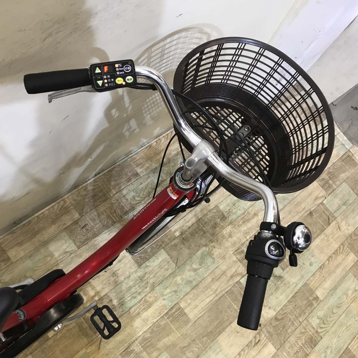中古電動自転車 ヤマハ PAS ナチュラ S レッド 24インチ KD076