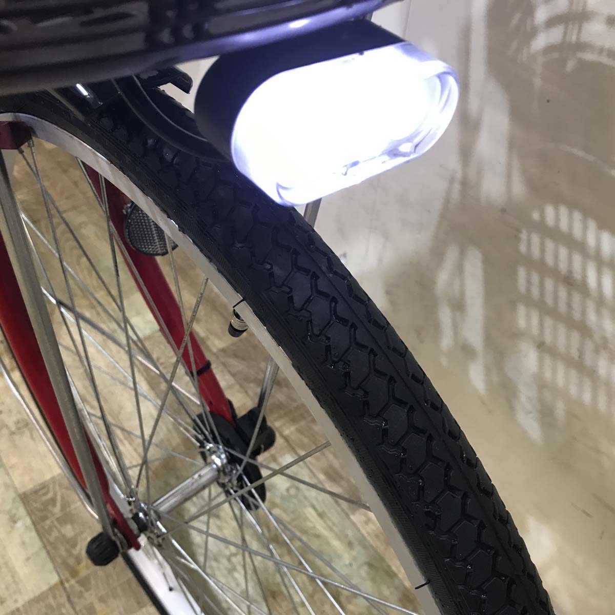 中古電動自転車 ヤマハ PAS ナチュラ S レッド 24インチ KD076