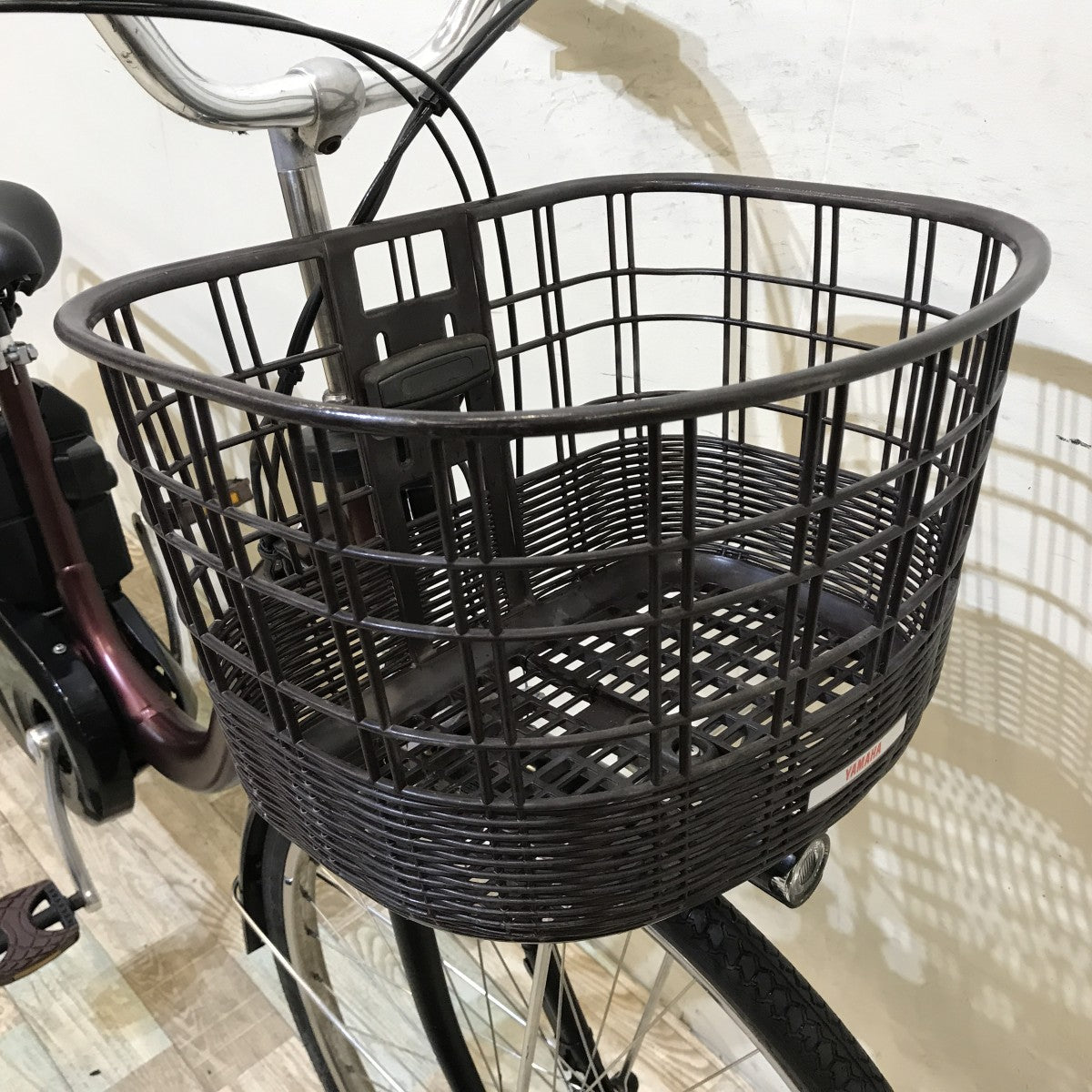 中古電動自転車 ヤマハ PAS ウィズ ブラウン 26インチ KI023