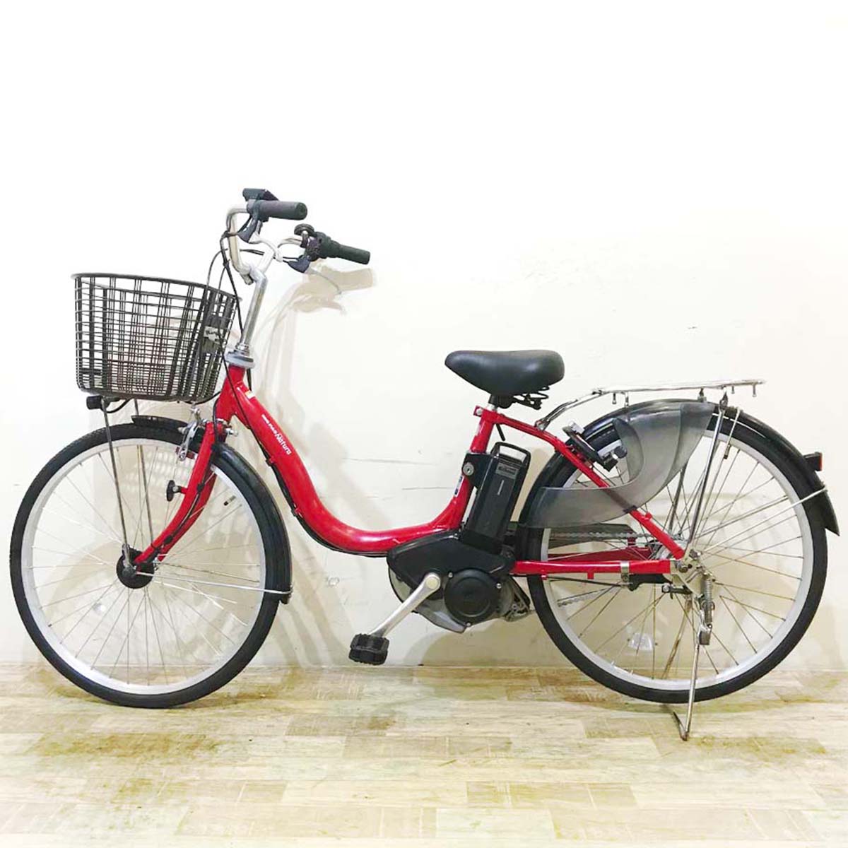 中古電動自転車 ヤマハ PAS ナチュラ S レッド 24インチ KD076