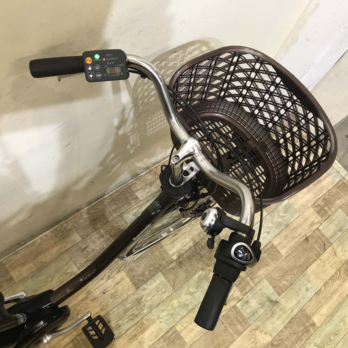 中古電動自転車  パナソニック ビビ DX ブラウン 26インチ KD077