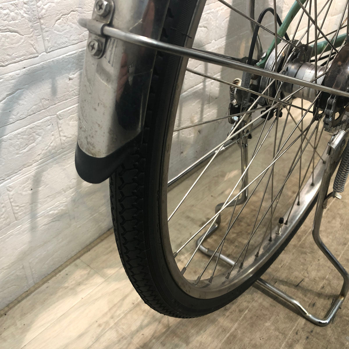中古電動自転車 パナソニック ビビ DX グリーン 26インチ YE111
