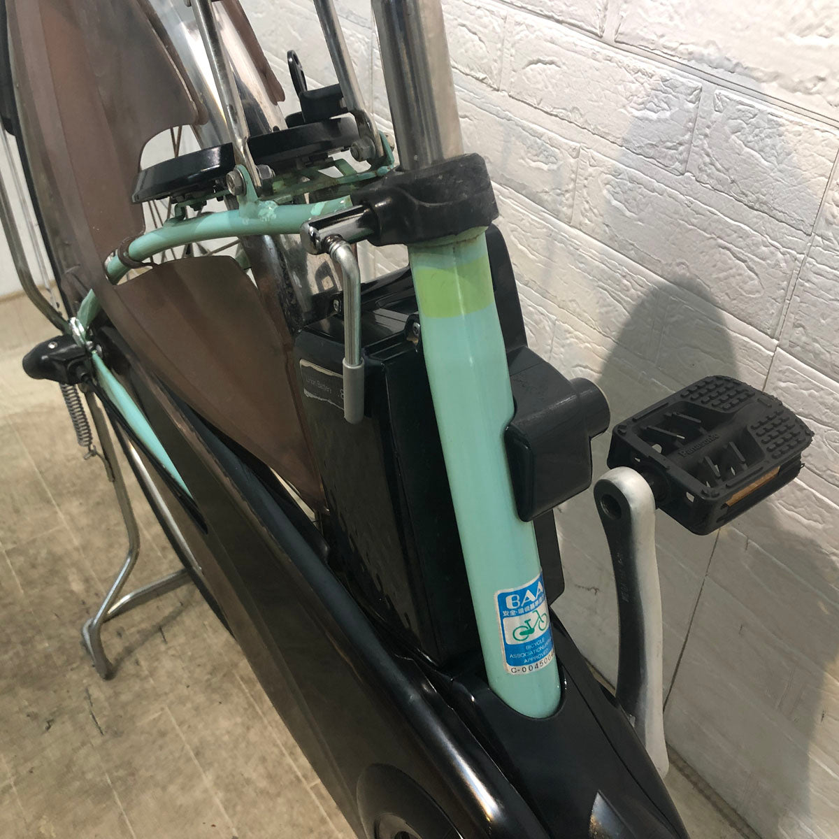 中古電動自転車 パナソニック ビビ DX グリーン 26インチ YE111