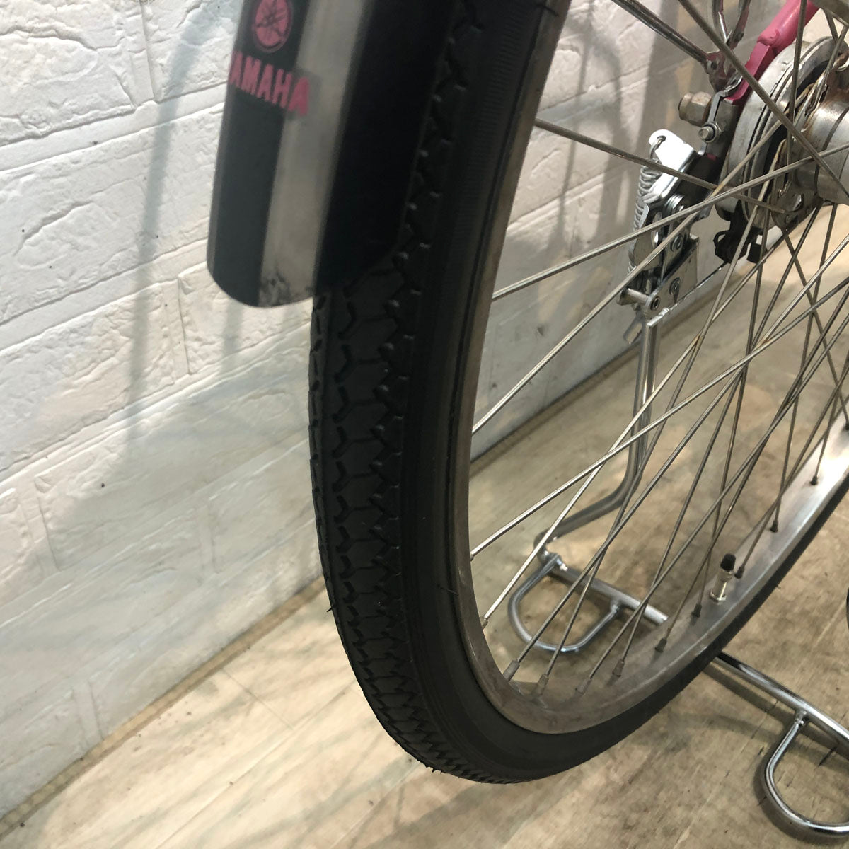 中古電動自転車 ヤマハ PAS ナチュラ L ピンク 26インチ YE112