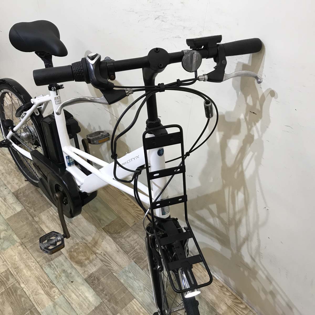 電動自転車　ヤマハ　PAS CITY X 20インチ ホワイトパール　№6637 電動自転車 ヤマハ PAS CITY X 20インチ 白 8.7ah 2014年頃 前後