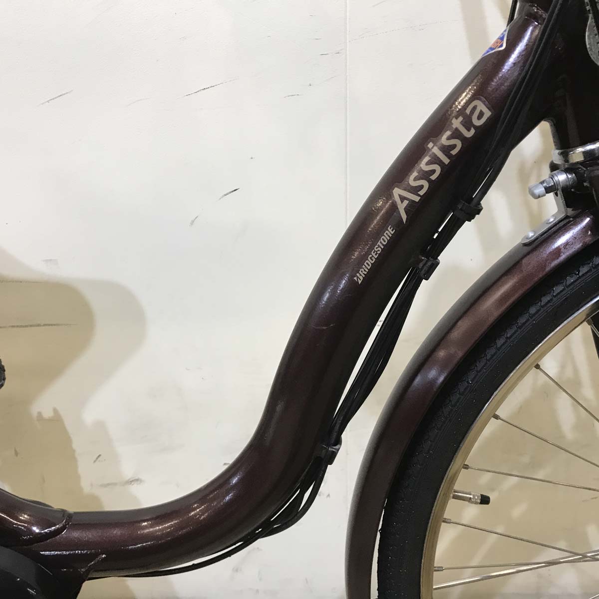 ブリヂストン アシスタ ベーシック ブラウン 26インチ KD079 【中古車】