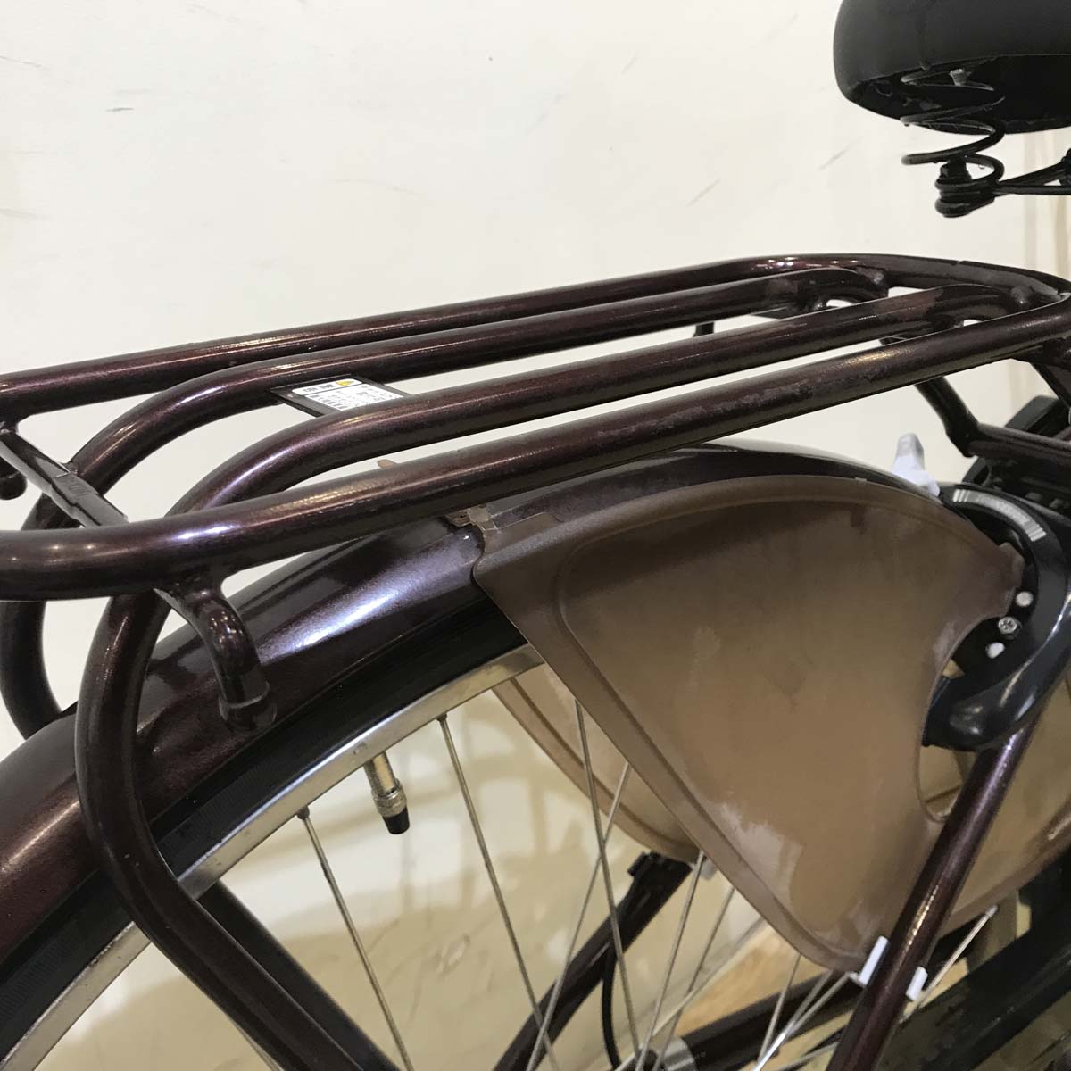 中古電動自転車  ブリヂストン アシスタ ベーシック ブラウン 26インチ KD079