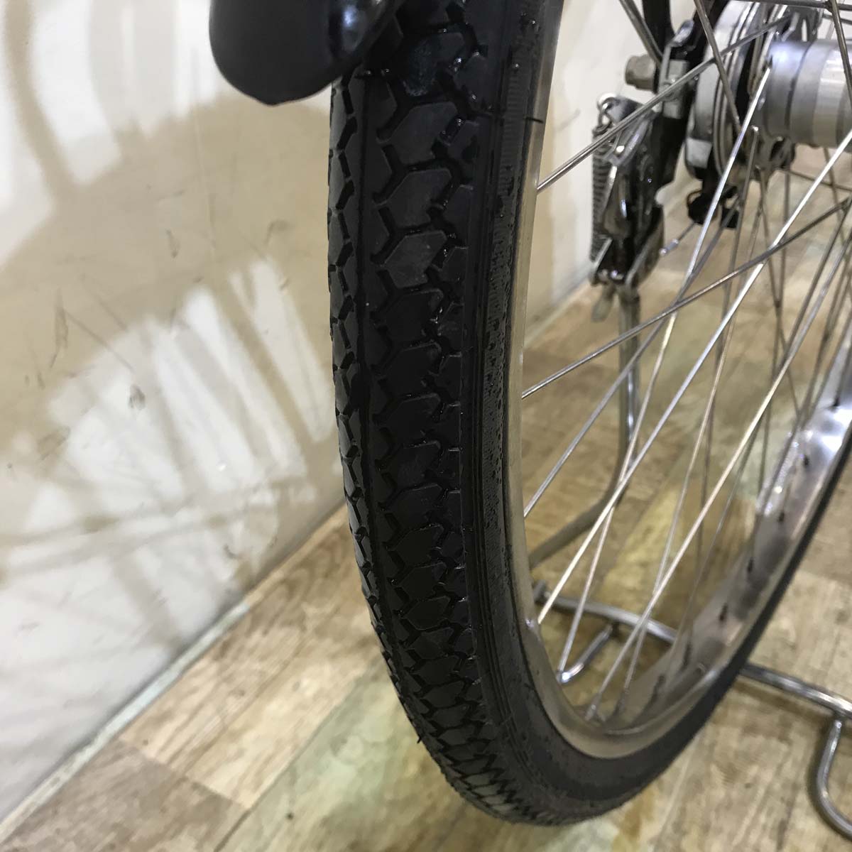中古電動自転車  ブリヂストン アシスタ ベーシック ブラウン 26インチ KD079