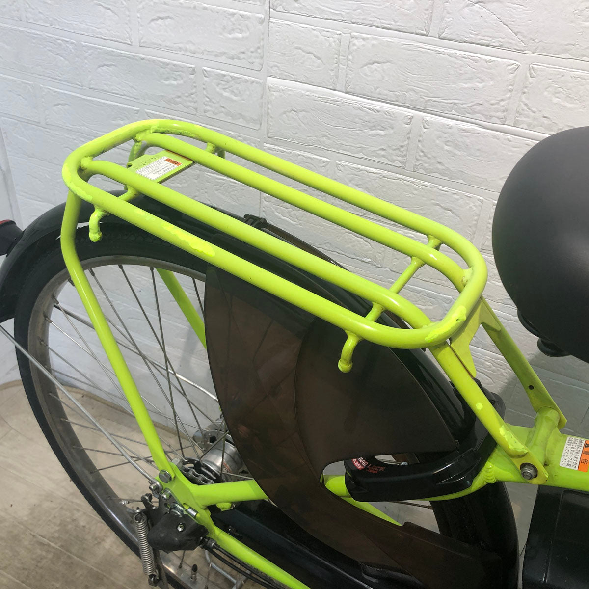 中古電動自転車 ヤマハ PAS With パス ウィズ グリーン 26インチ YE113