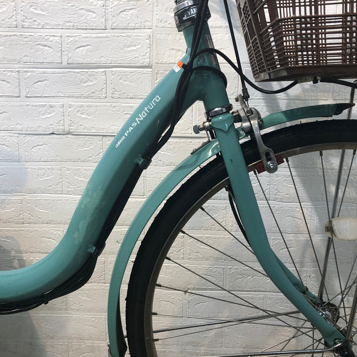 Ｄ36　★整備済み　中古電動自転車★ヤマハ　パスナチュラ【26インチ　グリーン　新品バッテリー8.9Ah】 中古電動自転車 ヤマハ PAS With パス ウィズ グリーン 26インチ YE113
