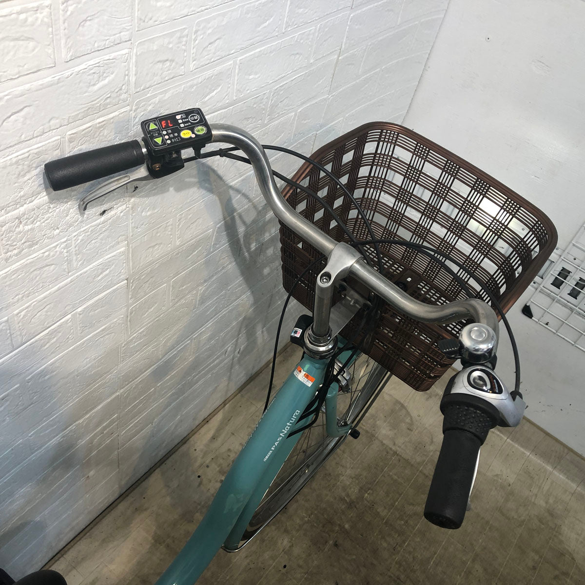 中古電動自転車 ヤマハ PAS With パス ウィズ グリーン 26インチ YE113