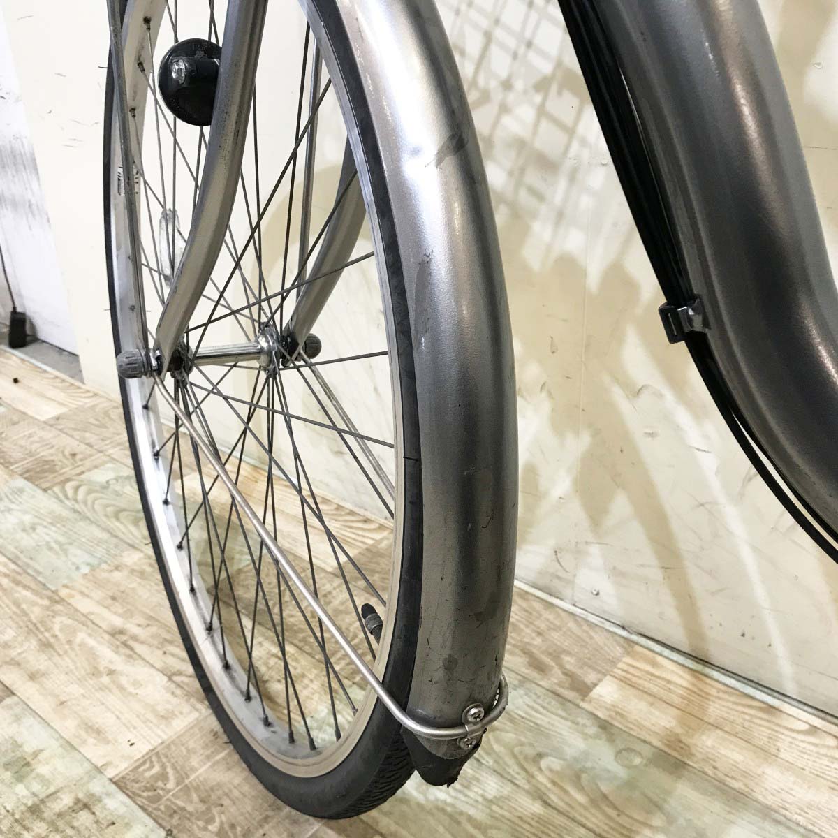 中古電動自転車 ブリヂストン アシスタ シルバー 26インチ KI025