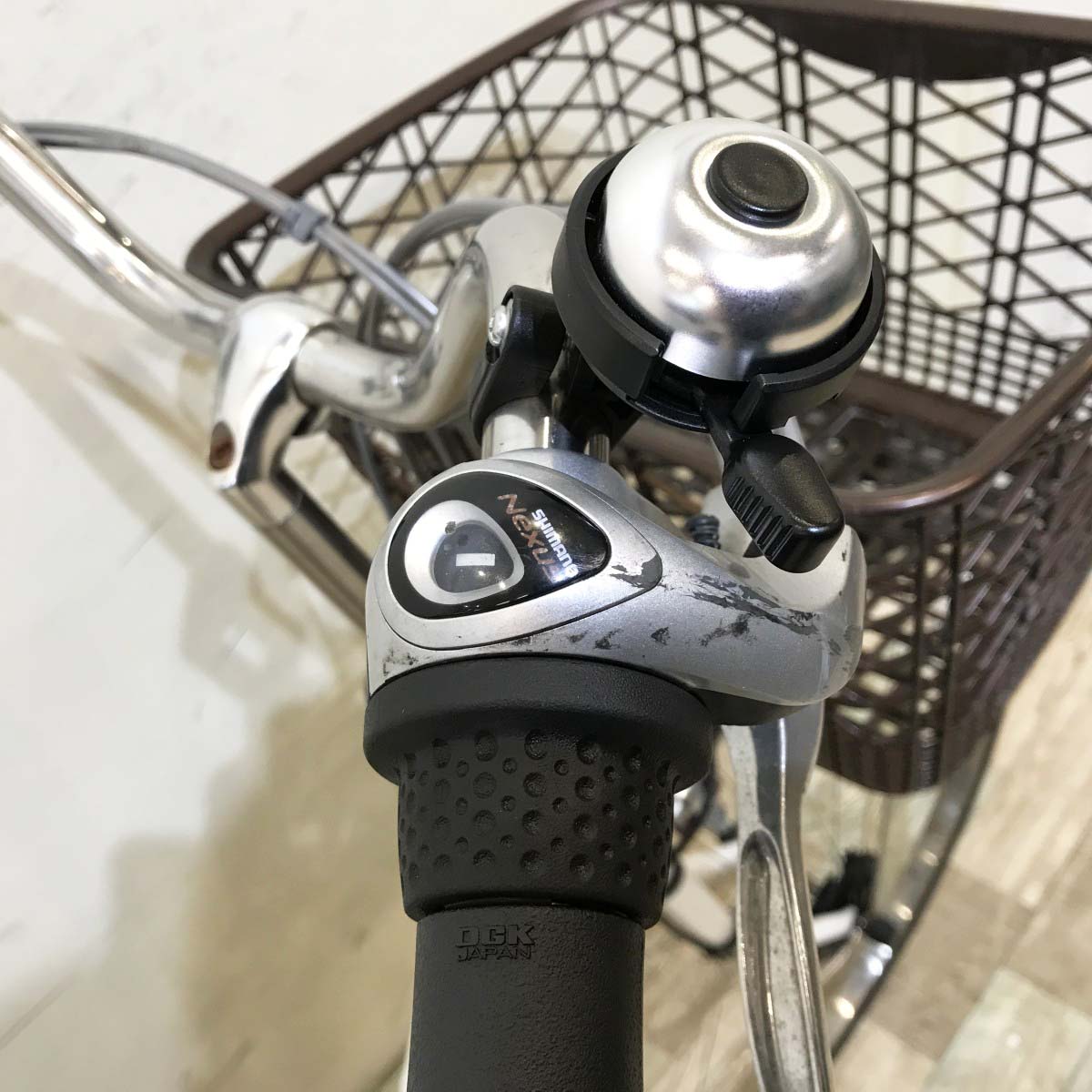 中古電動自転車 パナソニック ビビDX ホワイト 26インチ KI026