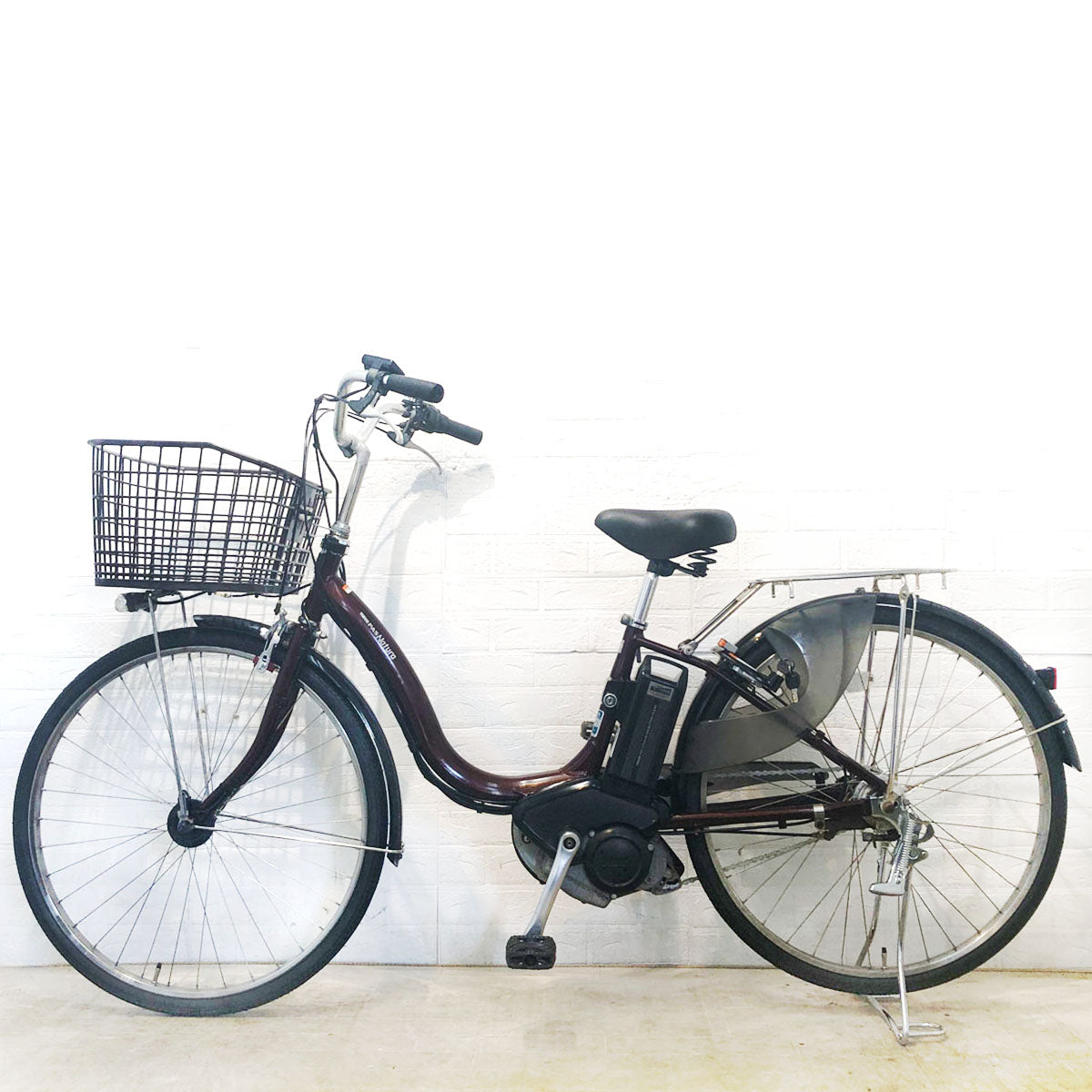 中古電動自転車 ヤマハ PAS ナチュラ L ブラウン 26インチ YE115 – e