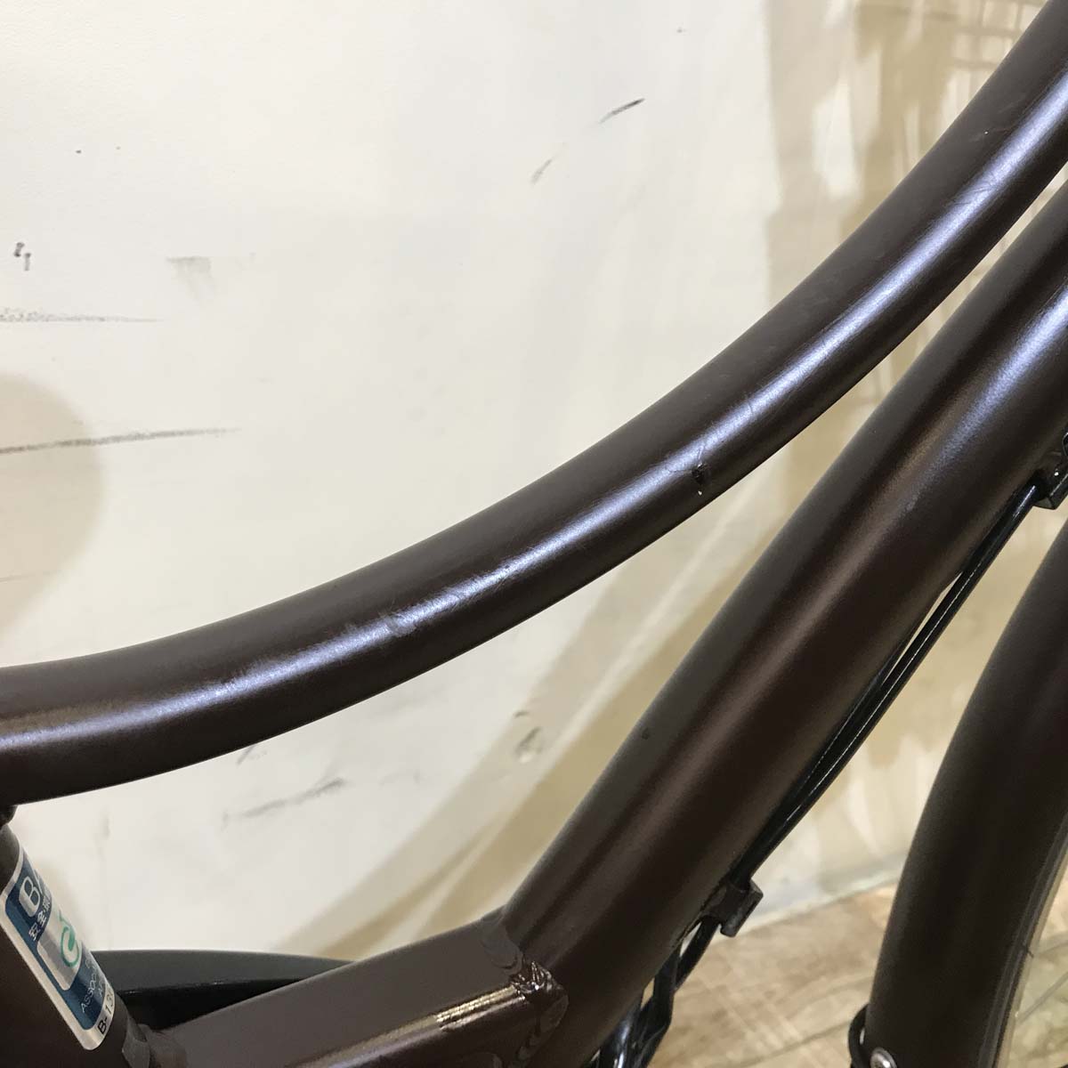 中古電動自転車  ブリヂストン アシスタ ポルク ブラウン 26インチ KD081