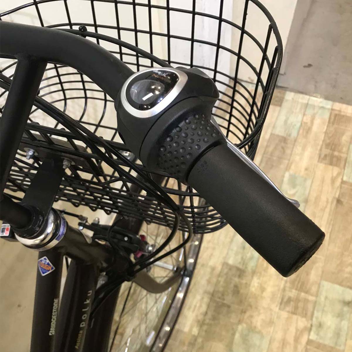 中古電動自転車  ブリヂストン アシスタ ポルク ブラウン 26インチ KD081