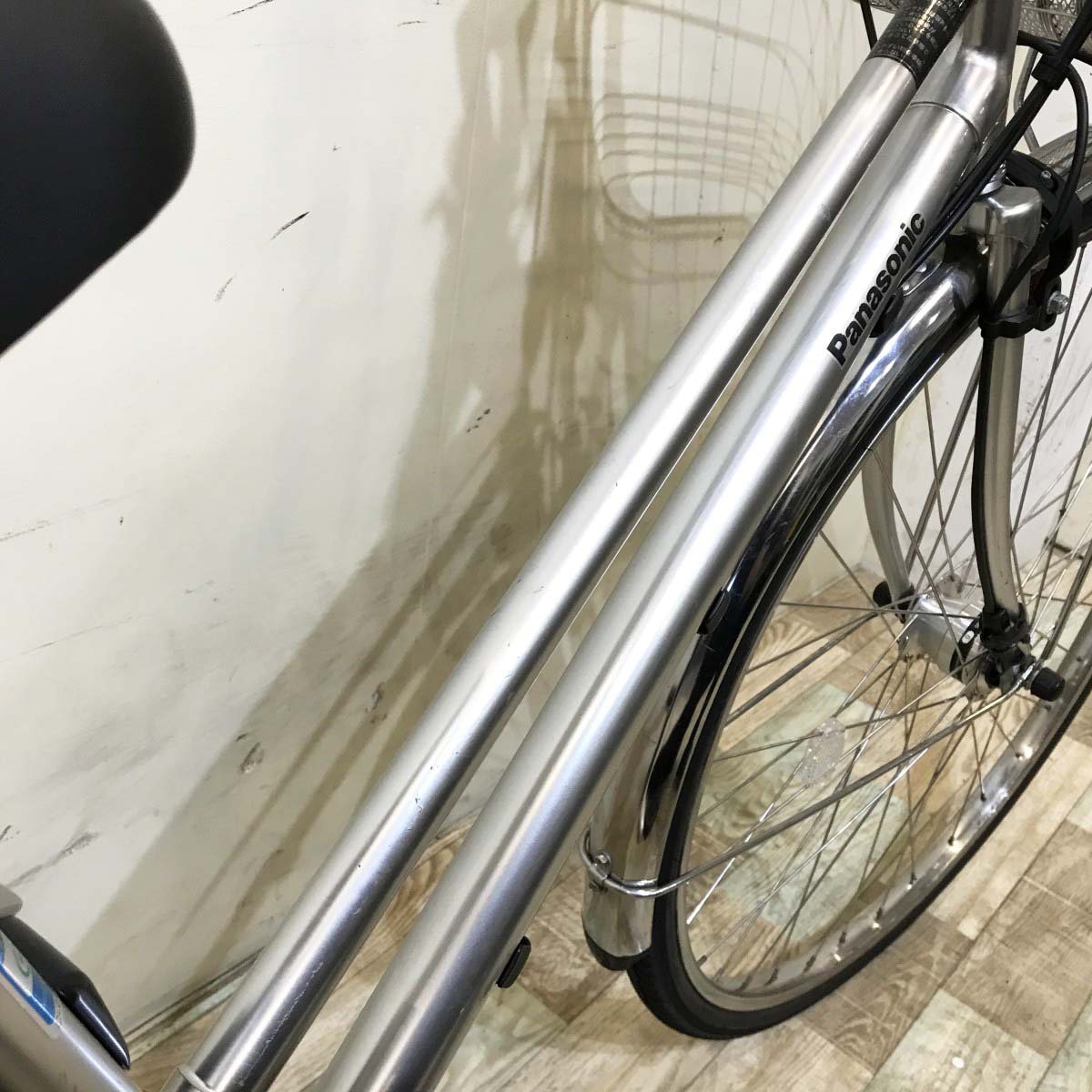 中古電動自転車 パナソニック ティモEX シルバー 27インチ KI027