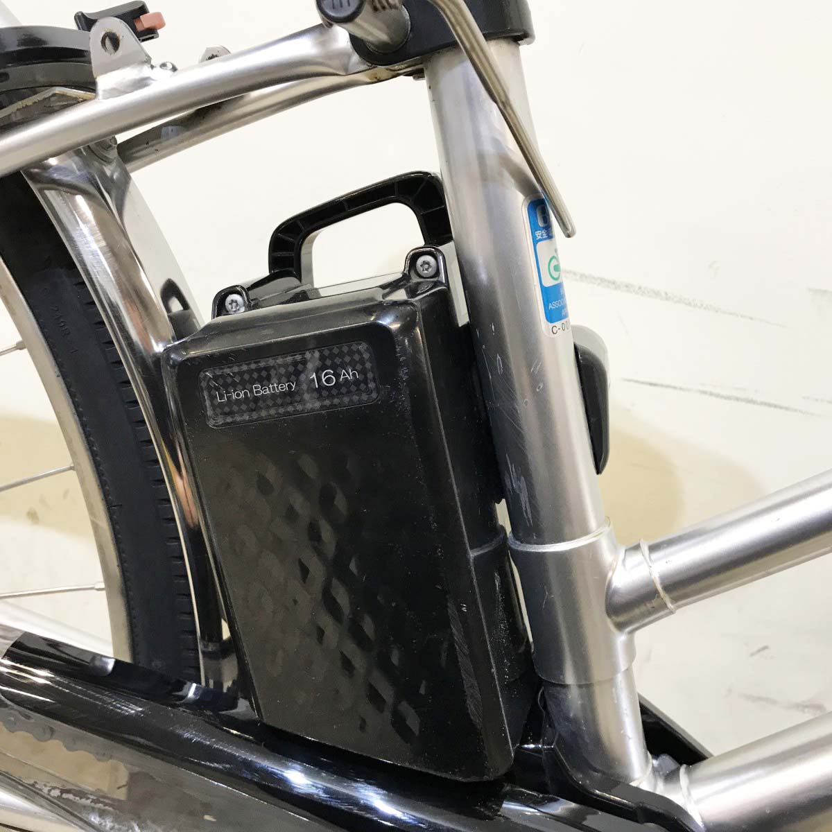 中古電動自転車 パナソニック ティモEX シルバー 27インチ KI027