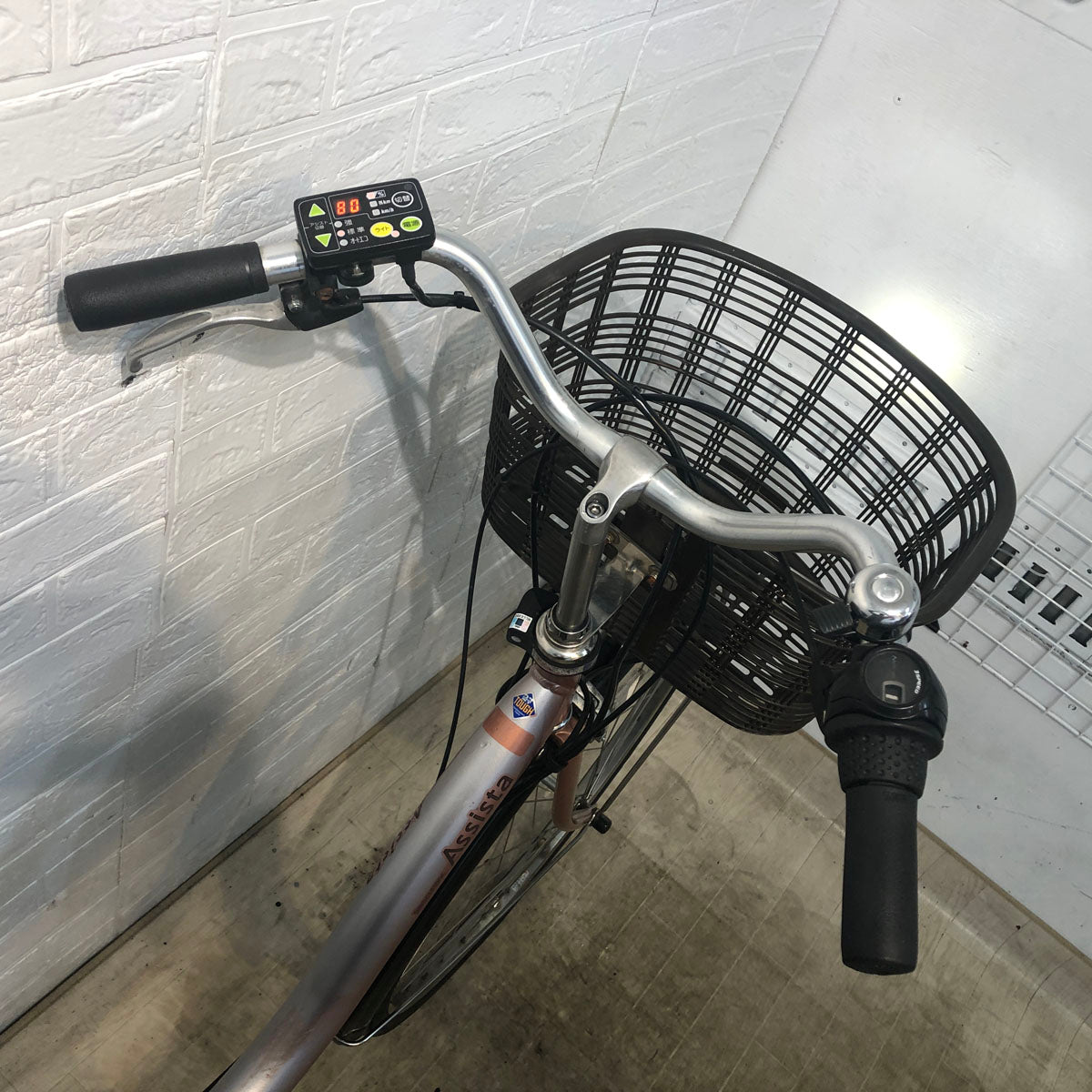 中古電動自転車 ブリヂストン アシスタ DX プレシャスベージュ 26インチ YE116