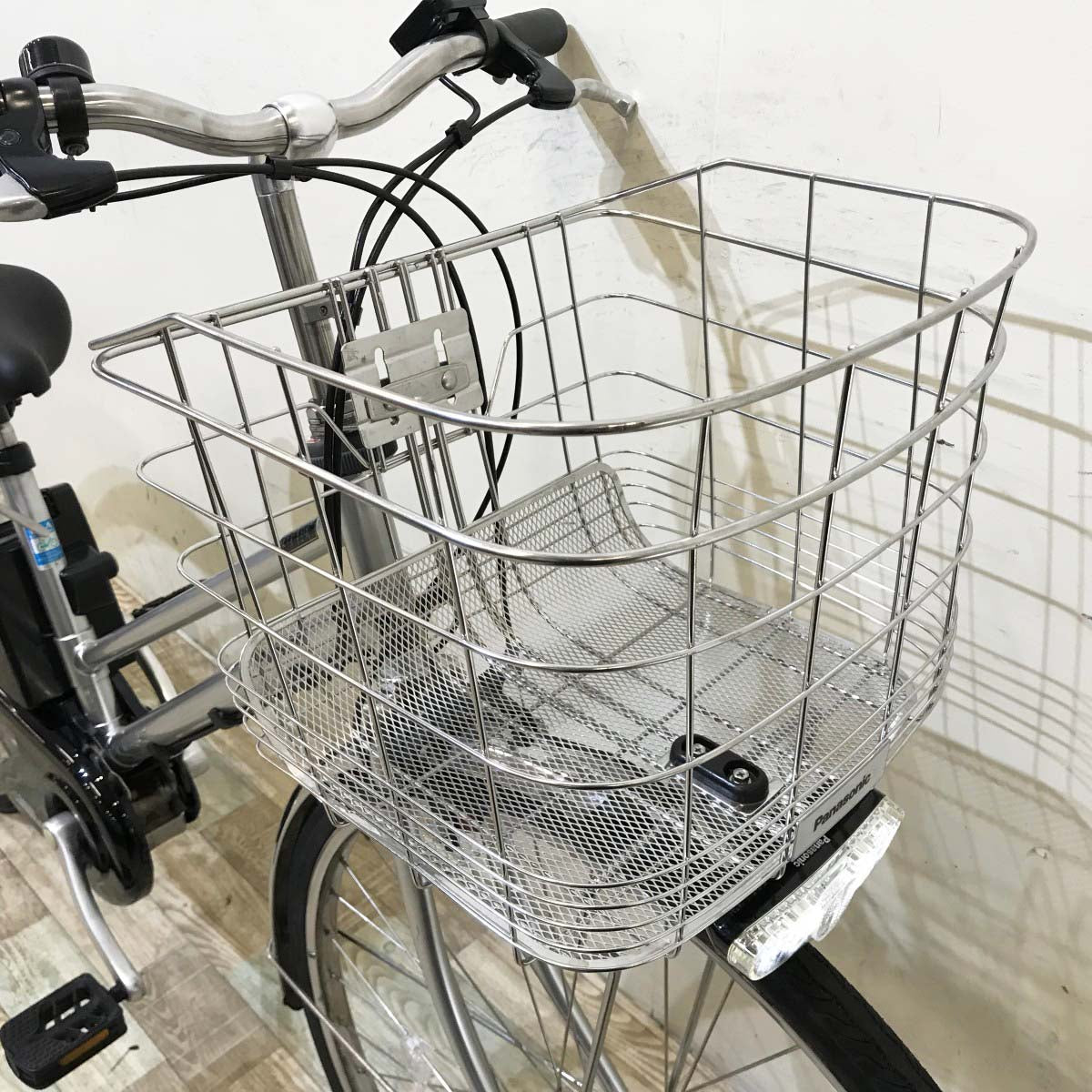 中古電動自転車 パナソニック ティモEX シルバー 27インチ KI027