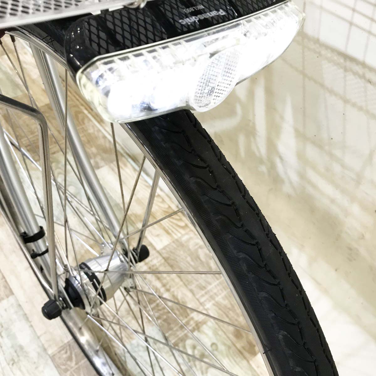 中古電動自転車 パナソニック ティモEX シルバー 27インチ KI027