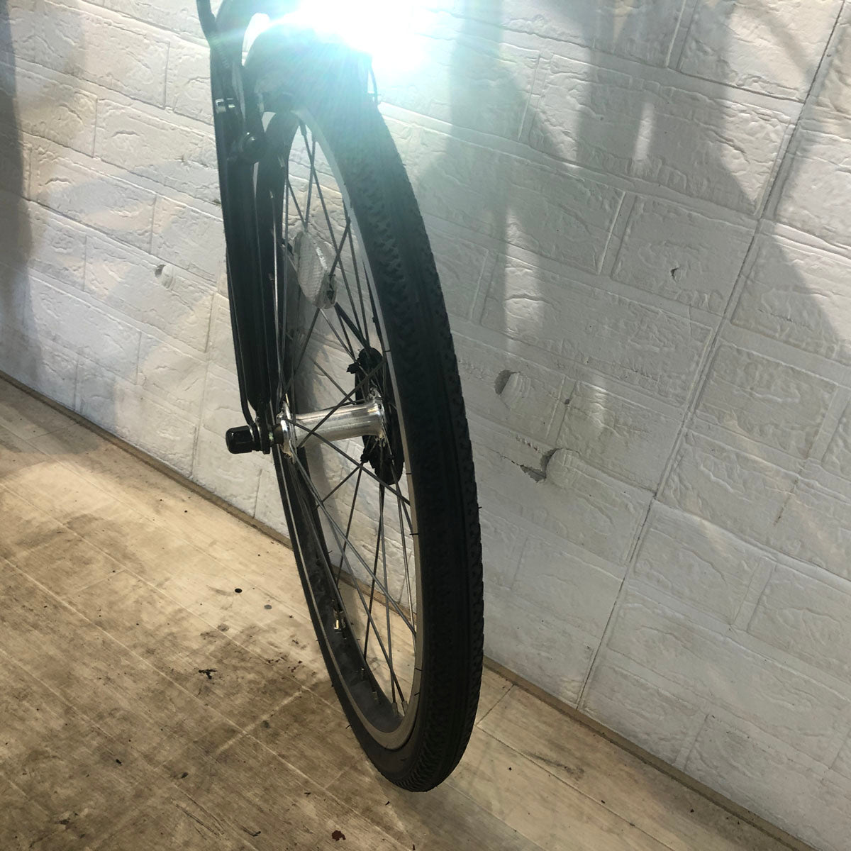 中古電動自転車 ブリヂストン リアルストリーム ミニ カーキ 20インチ YE117