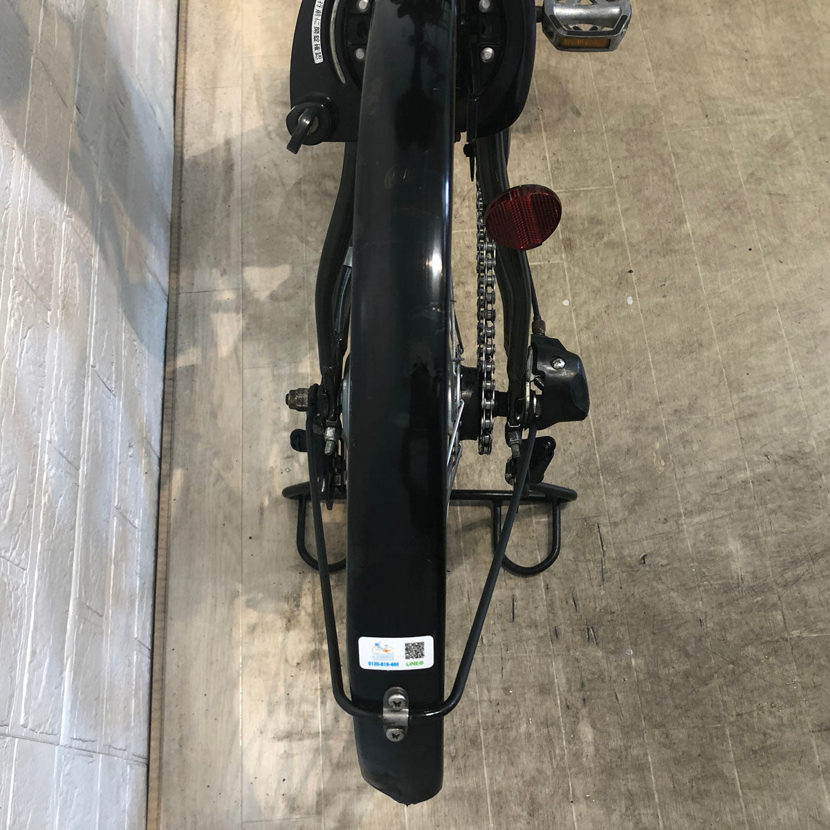 中古電動自転車 ブリヂストン リアルストリーム ミニ カーキ 20インチ YE117