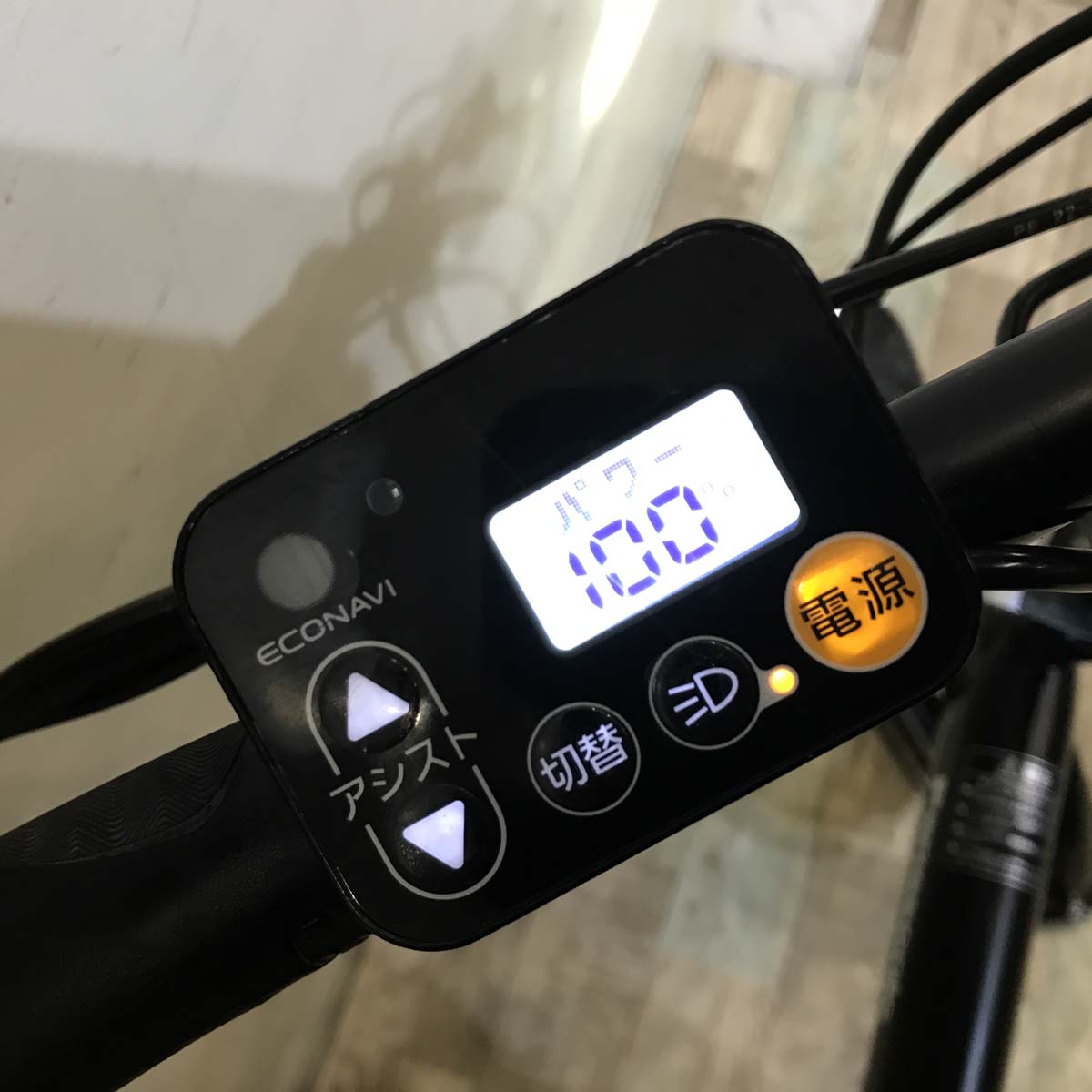 中古電動自転車 折りたたみ パナソニック オフタイム ブラック 前18×後