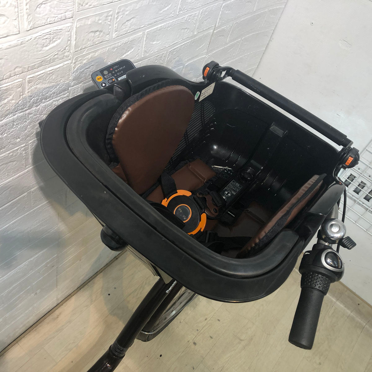 中古電動自転車 パナソニック ギュット ブラウン 前22×後26インチ YE118