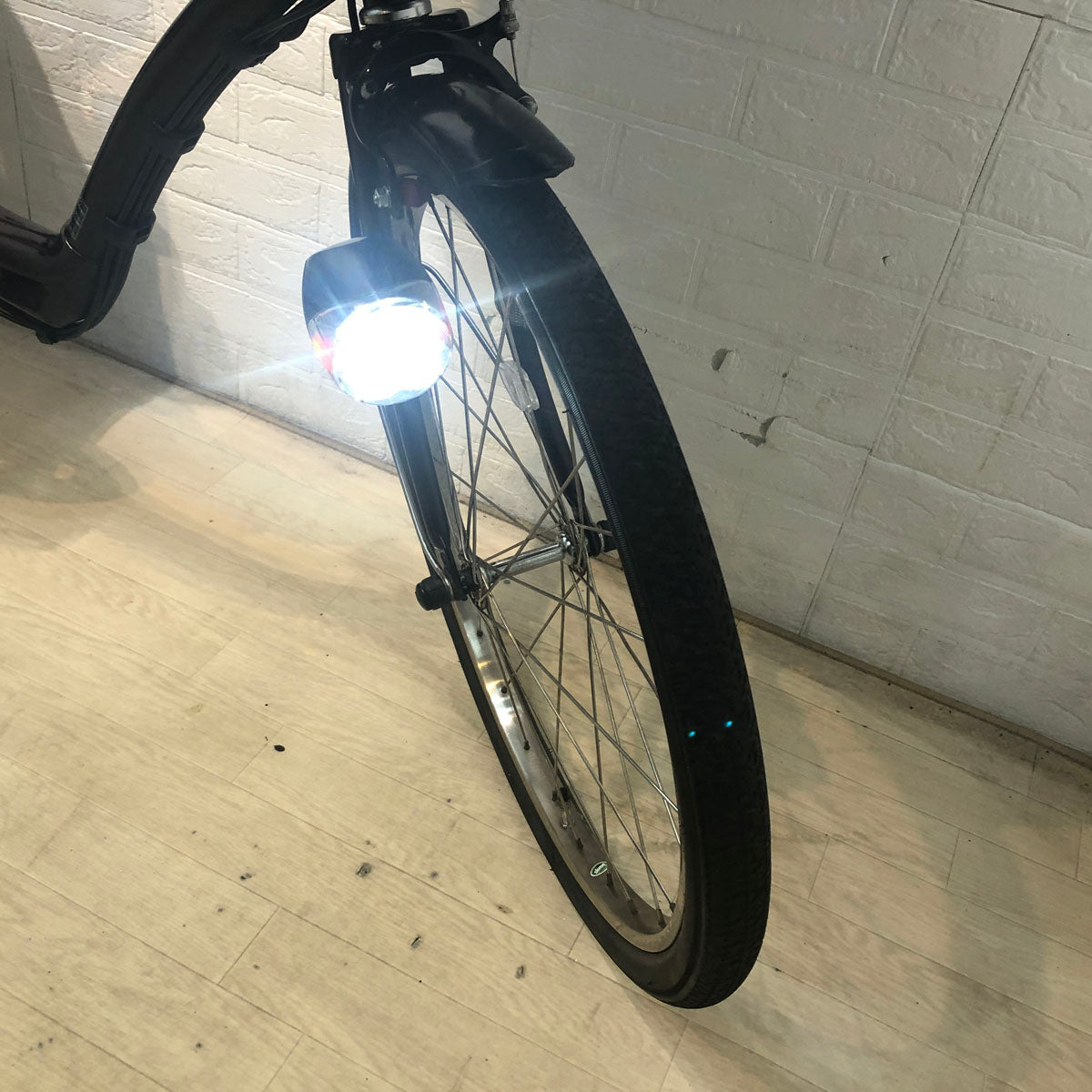 中古電動自転車 パナソニック ギュット ブラウン 前22×後26インチ YE118
