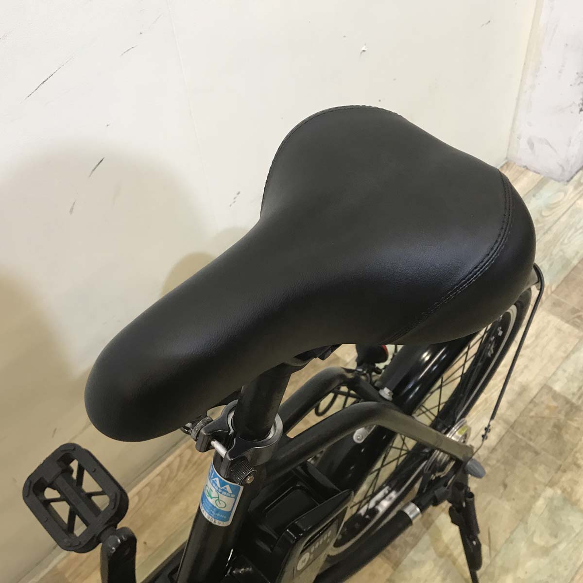 自転車 折りたたみ  中古 中古電動自転車 折りたたみ パナソニック オフタイム ブラック 前18×後