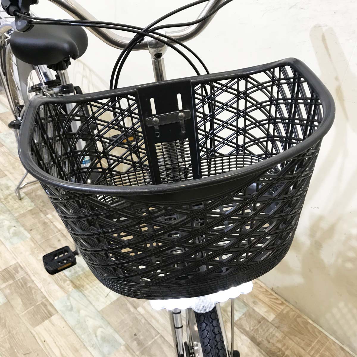 中古電動自転車 パナソニック ビビDX シルバー 26インチ KI029