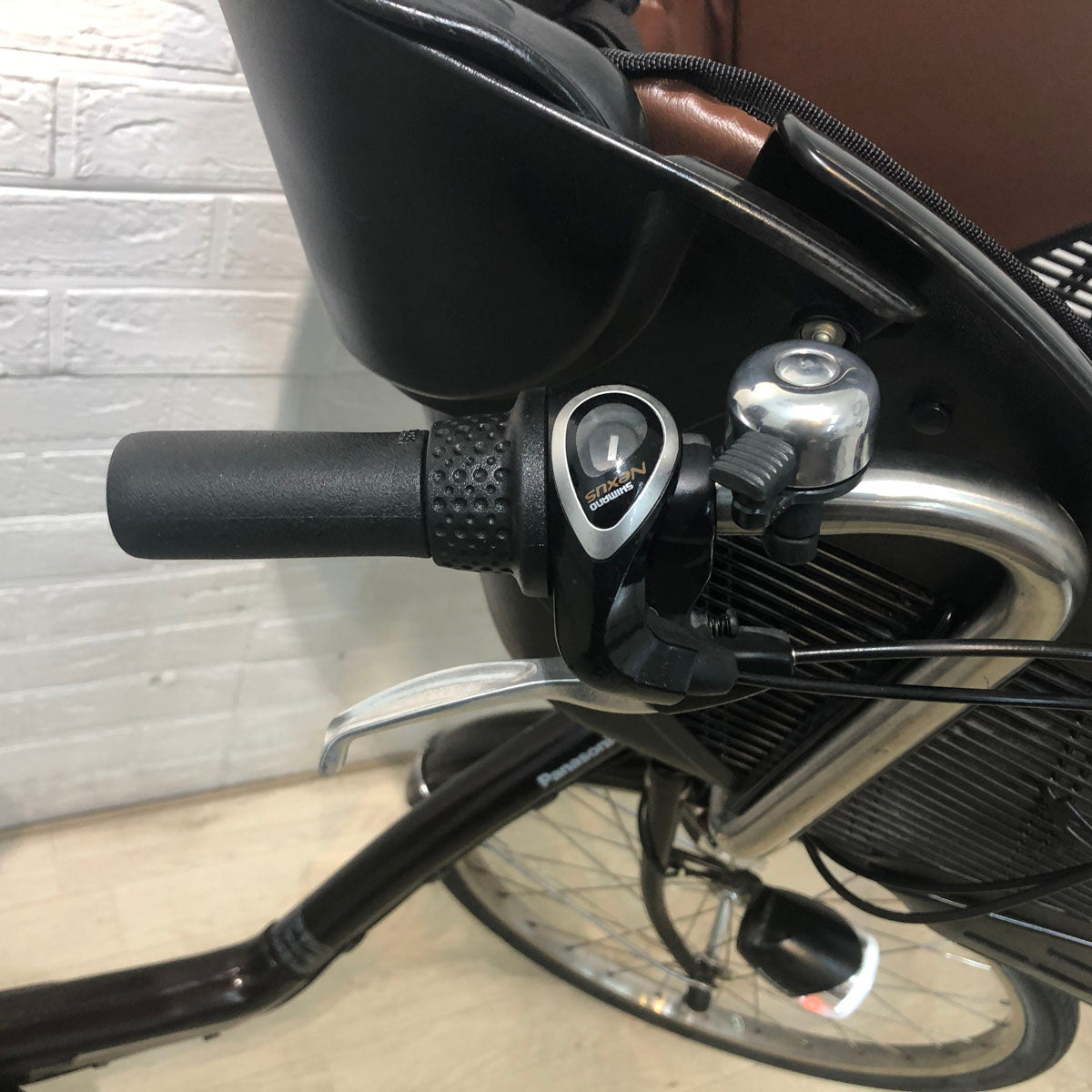 中古電動自転車 パナソニック ギュット ブラウン 前22×後26インチ YE118