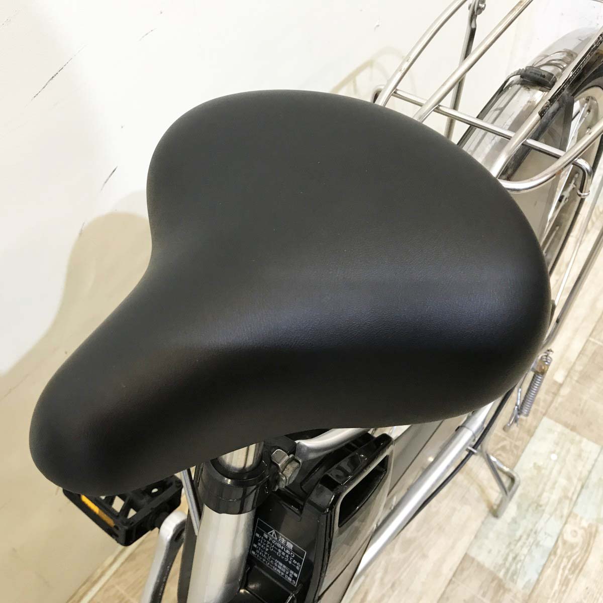 中古電動自転車 パナソニック ビビDX シルバー 26インチ KI029