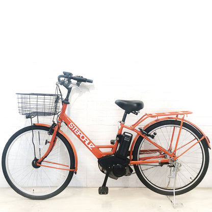 ブリヂストン ステップクルーズ e オレンジ 26インチ YE119 【中古車】