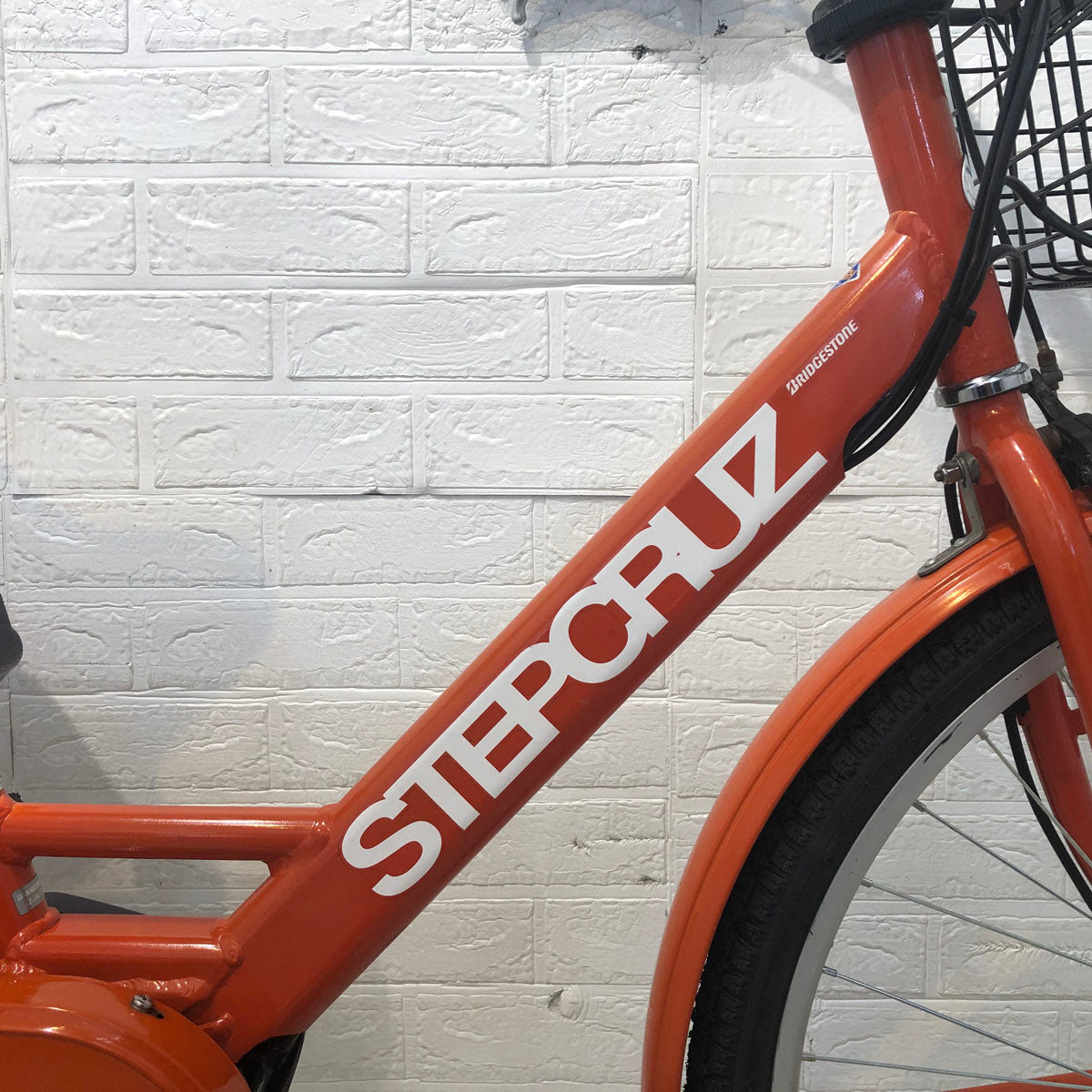 中古電動自転車 ブリヂストン ステップクルーズ e オレンジ 26 中古電動自転車 ブリヂストン ステップクルーズ e オレンジ 26
