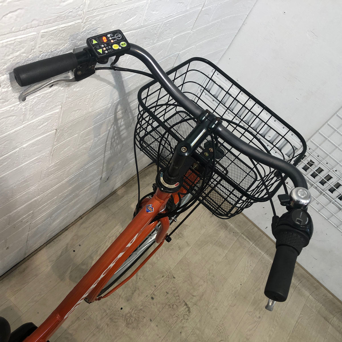 中古電動自転車 ブリヂストン ステップクルーズ e オレンジ 26インチ YE119