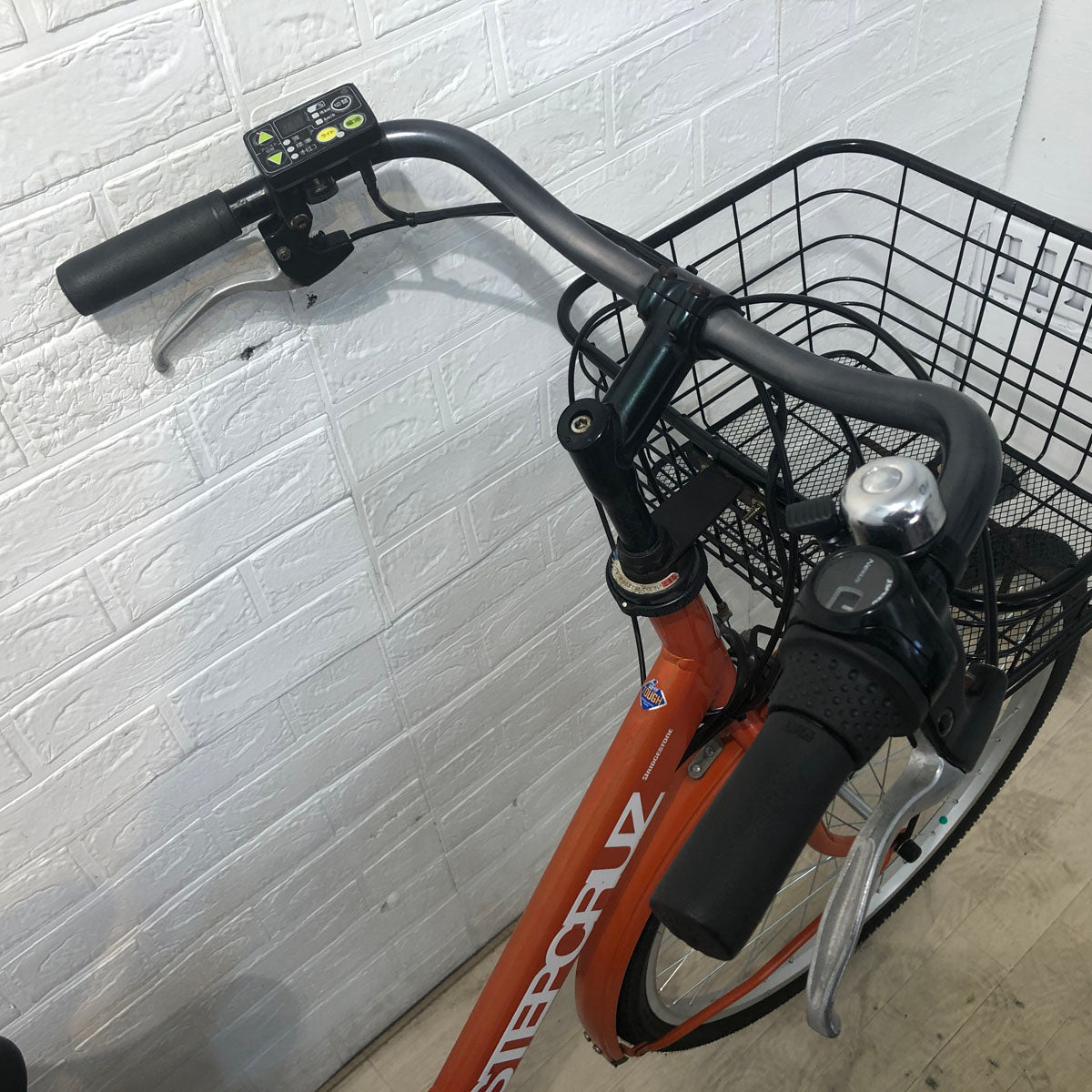 ブリヂストン ステップクルーズ e オレンジ 26インチ YE119 【中古車】
