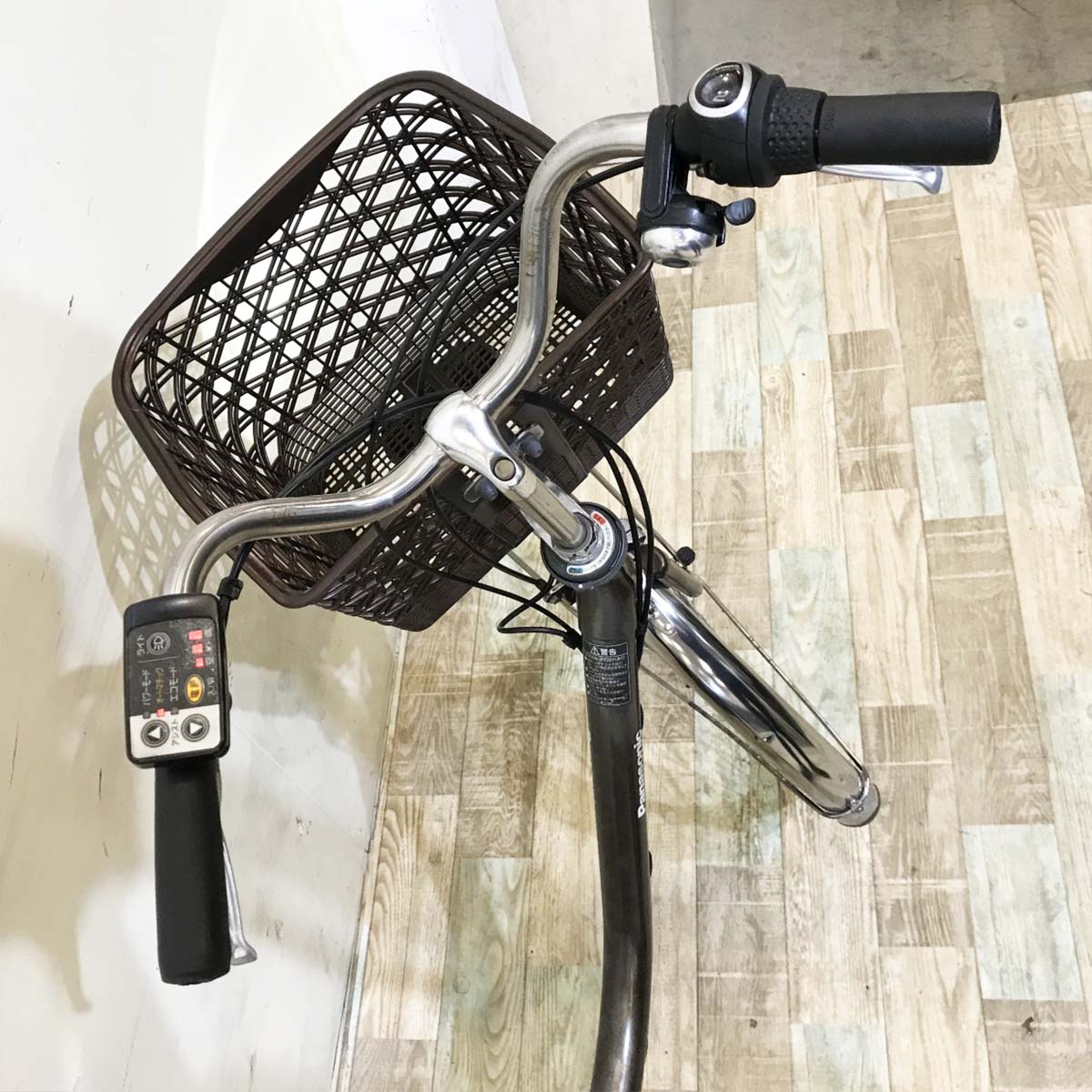 中古電動自転車 パナソニック ビビTX ブラウン 24インチ KI031