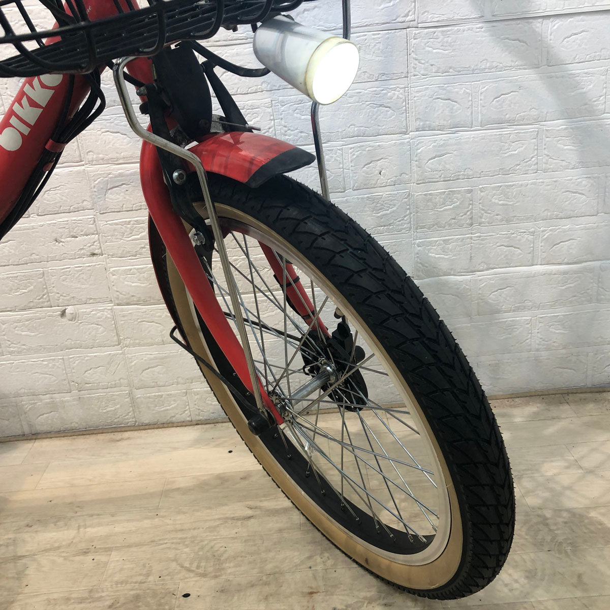 中古電動自転車 ブリヂストン bikke 2 e ビッケ ツー イー レッド 20インチ YE121