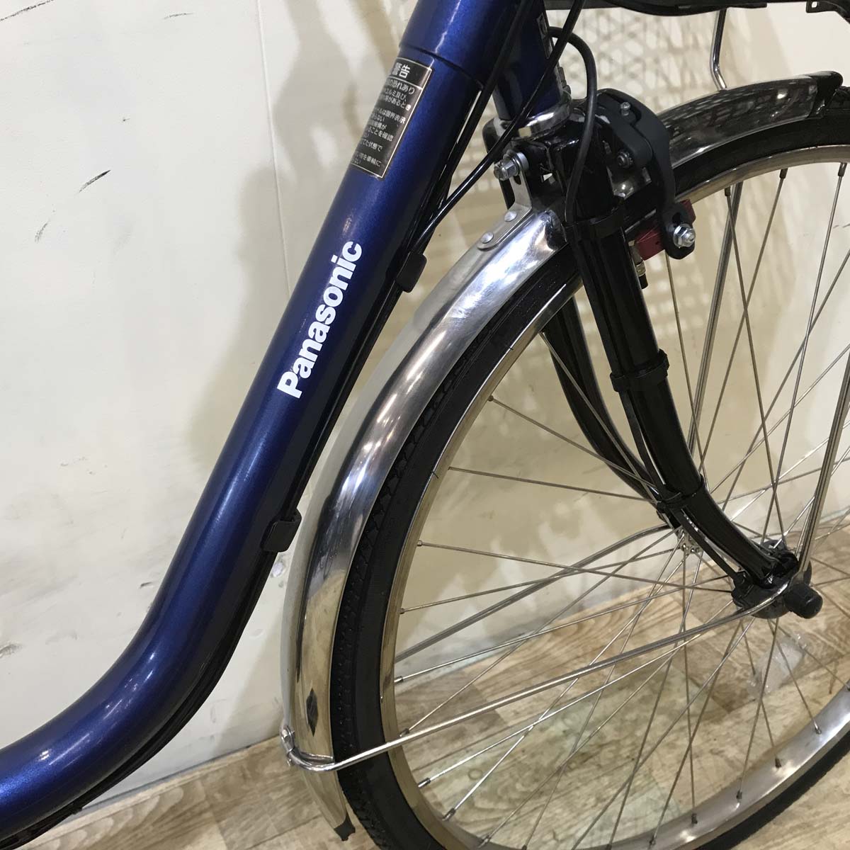 中古電動自転車  パナソニック ビビ DX ブルー 26インチ KD088