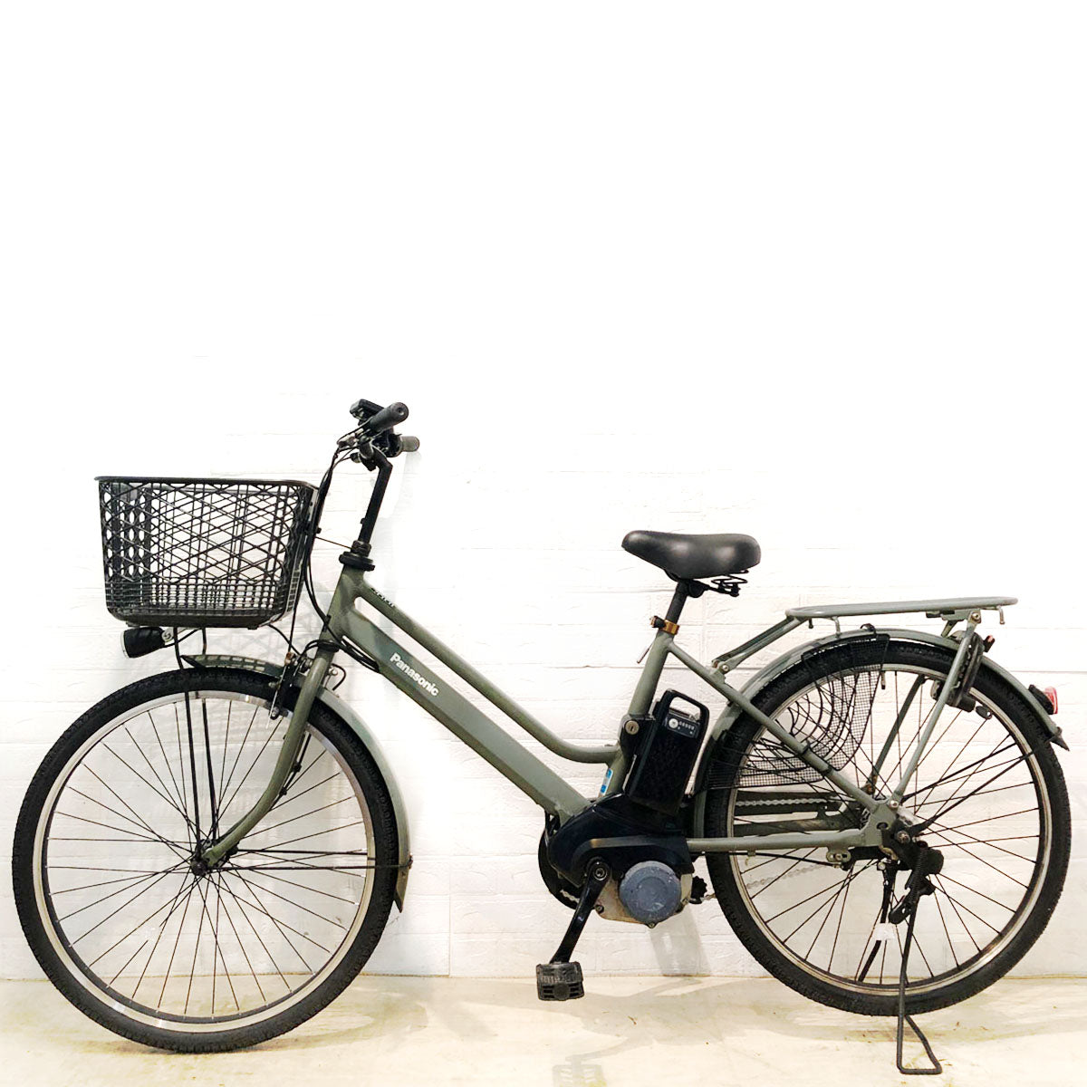 パナソニック(Panasonic) 電動アシスト自転車 ティモS カーキ　ジャンク パナソニックの電動アシスト自転車、『ティモ・S』に限定カラー…価格は