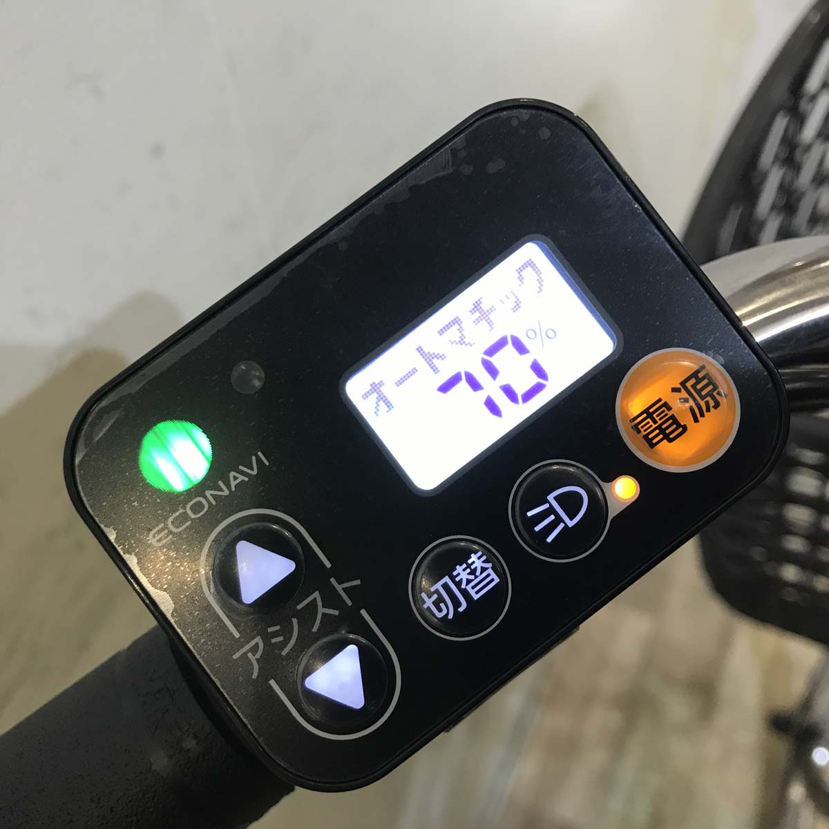 中古電動自転車  パナソニック ビビ DX ブルー 26インチ KD088