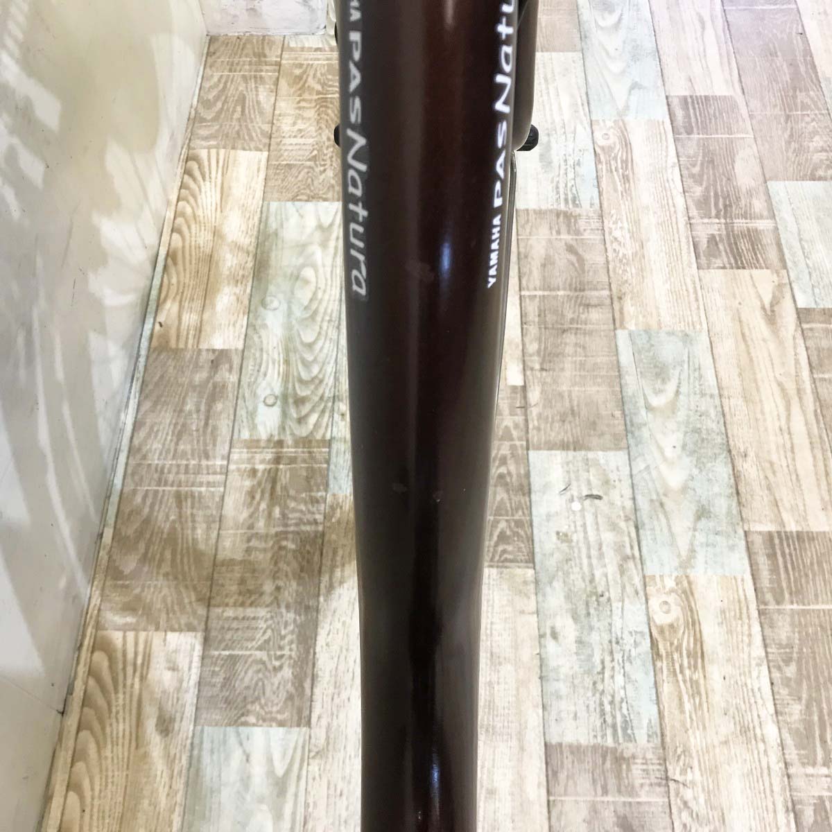 中古電動自転車 ヤマハ PAS ナチュラ ブラウン 26インチ KI033