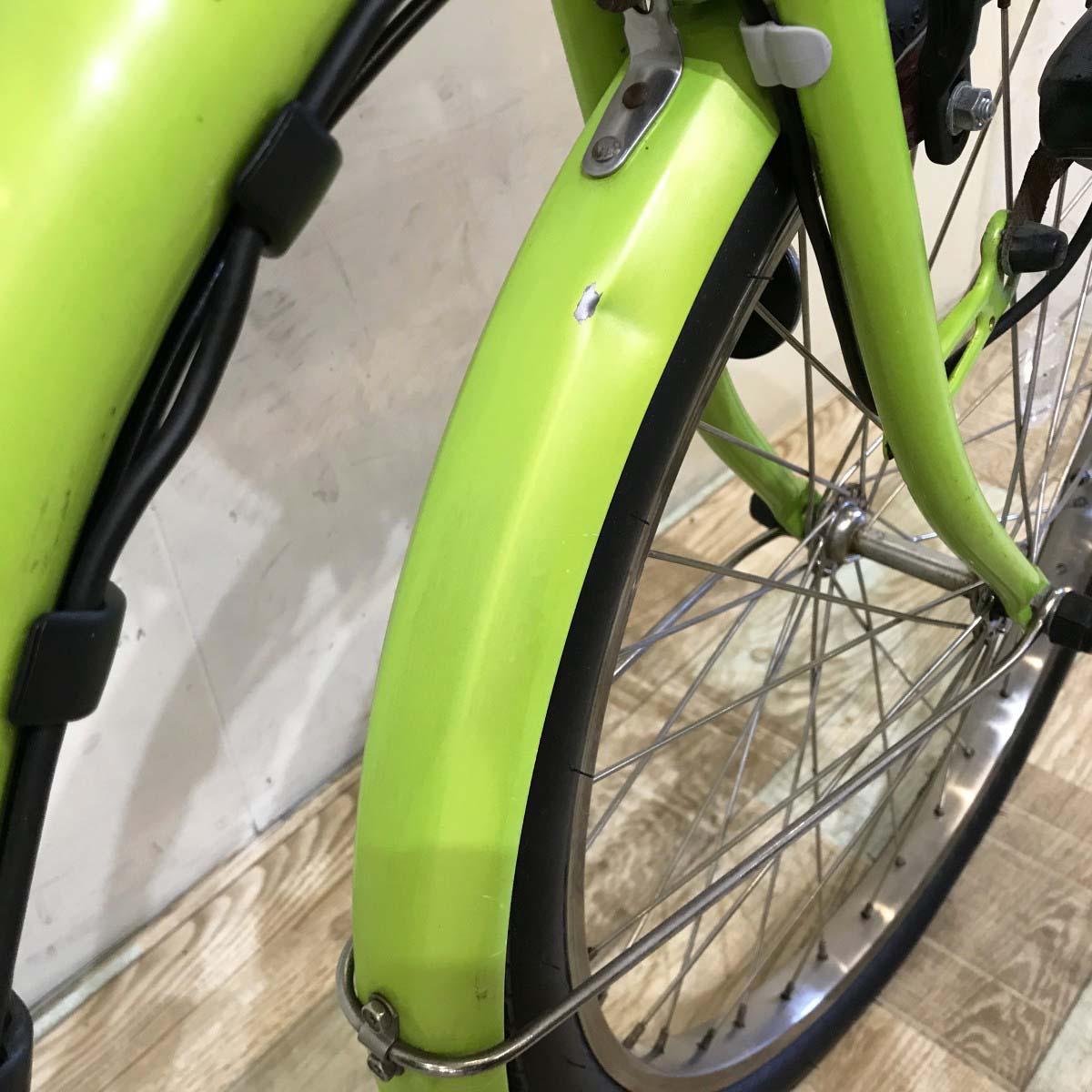中古電動自転車 パナソニック ギュットミニ グリーン 20インチ KI034