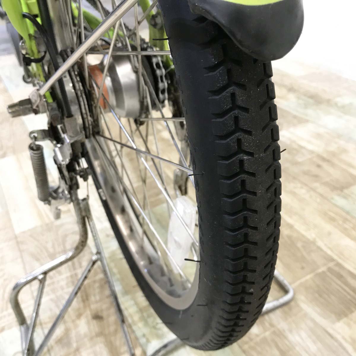 中古電動自転車 パナソニック ギュットミニ グリーン 20インチ KI034