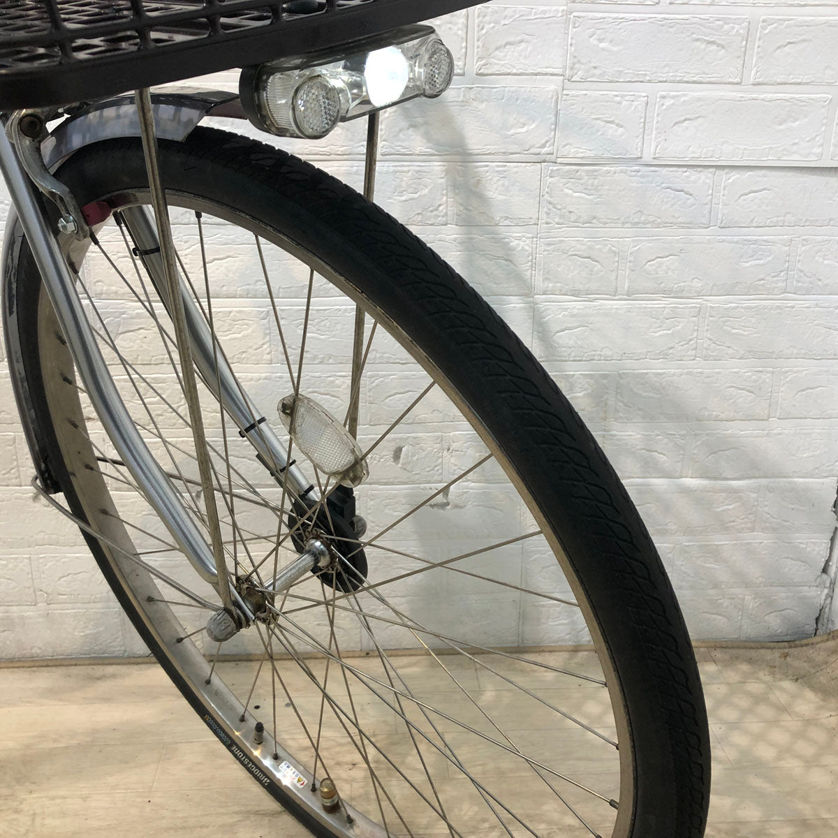 中古電動自転車 ブリヂストン アシスタ DX シルバー 26インチ YE123